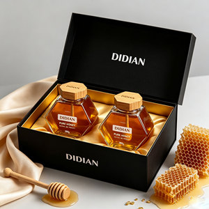 Bocaux en verre hexagonaux de haute qualité pour confiture et miel - Product Image 2