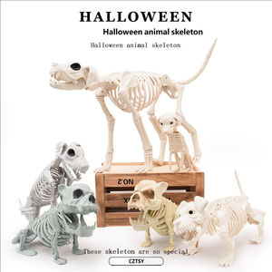 <span class=keywords><strong>D</strong></span>écorations <span class=keywords><strong>d</strong></span>'Halloween transfrontalières : Squelettes <span class=keywords><strong>d</strong></span>'animaux <span class=keywords><strong>d</strong></span>'horreur sombres (rat, chat, chien, oiseau) pour maison hantée – Sans logo - Product Image 2