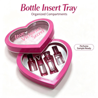 Boîte cadeau en carton rigide écologique personnalisée avec fenêtre transparente, emballage de luxe pour parfum, pour les cadeaux de la Saint-Valentin (personnalisé)