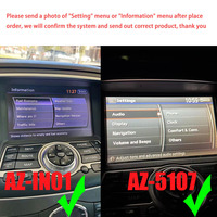 طقم تكامل لاسلكي لـ iPhone CarPlay وAndroid Auto مع واجهة ملاحة لسيارات إنفينيتي G37 وG37s كوبيه وسيدان ونيسان 370z