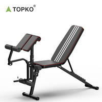 Topko Nouveau Rack de Musculation Semi-Complet Commercial et Domestique, Équipement de Fitness Multi-Gym, Banc de Musculation Réglable et Rack de Squat
