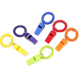 Silbatos de Plástico Multicolor para Niños, Eventos Deportivos, Equipo de Árbitro, Correa de Muñeca con Resorte, Juego de Silbatos de Seguridad - Product Image 2