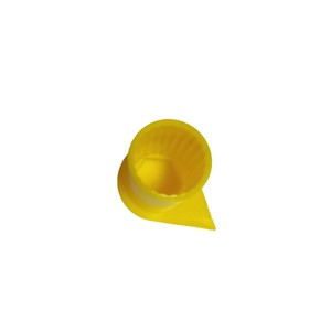 Yellow Plastic <b>Wheel</b> Hub Sleeve Dust Cap 19mm HBL19 For Tire Nut Looseness Indicator Repair <b>Replacement</b> - Product Image 3