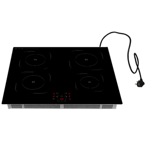 Table de cuisson à induction encastrable 4 zones 2000W 2200W 59cm à prix abordable - Product Image 1