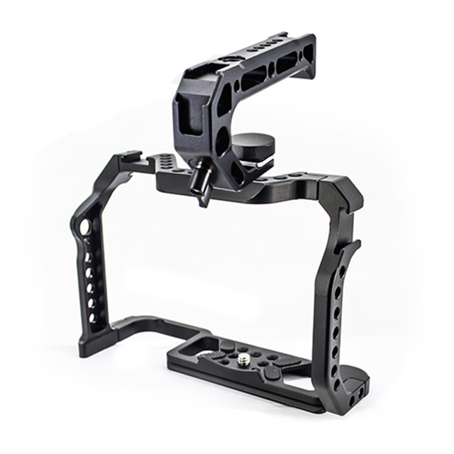 BAFANG Good Quality Aluminum Alloy Camera Shoulder Rig Stabilizer Cage with Portable Audio & Video Accessories for R5/R6