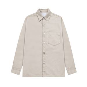 Chemise en jean décontractée surdimensionnée pour homme, style japonais Ami Selvedge, personnalisée, à manches longues, en denim, avec broderie motif cœur, populaire à <span class=keywords><strong>Paris</strong></span> - Product Image 3