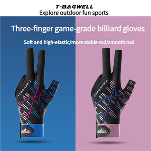 Gants <span class=keywords><strong>de</strong></span> <span class=keywords><strong>billard</strong></span> professionnels à trois doigts ouverts gants <span class=keywords><strong>de</strong></span> <span class=keywords><strong>billard</strong></span> respirants légers et antidérapants à haute élasticité - Product Image 2