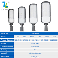 Lámpara de Alumbrado Público Exterior Impermeable IP66 de Aluminio, SMD 30w 50w 100w 150w 200w 240w, Luz LED para Carreteras
