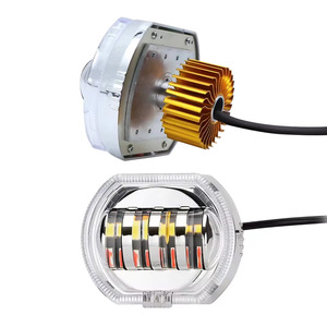 Faro LED de 4 Ojos Qideguan, 12000 Lm, 50W, 12-24V, IP68, para Motocicleta y Vehículo Eléctrico - Product Image 5