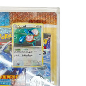Custodia personalizzata protezione UV trasparente <span class=keywords><strong>Pokemon</strong></span> <span class=keywords><strong>3</strong></span> Pack Blister vetrina in acrilico sigillato con coperchio magnetico - Product Image 3