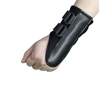 Attelle Correctrice de Mouvement du Bras (Cuir Microfibre) pour l'Entraînement au Swing de Golf et au Tennis, Aide à l'Alignement Multi-Postures