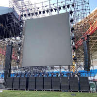 Pantalla LED de Alquiler para Exteriores TOPvision P3.91 P4.81 P5.95, 500x1000mm, IP65 Impermeable, Alta Definición, para Exposiciones y Ferias