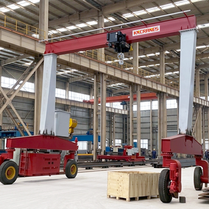 Grue à portique mobile robuste à pneus en caoutchouc RTG de 20 tonnes à 50 tonnes pour la manutention en port et en entrepôt - Product Image 5