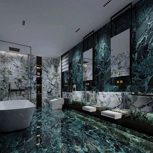 Venta al por Mayor de Azulejos de Piso Decorativos para Sala de Estar, Color Verde Pradas, de Alta Calidad, Acabado Brillante, 60X120, de Foshan, China - Product Image 4