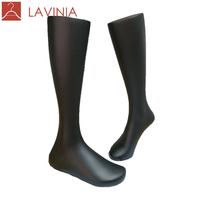 Mannequin de présentation de chaussettes pour hommes grande taille Lavinia, style européen, avec forme de jambe en FRP et pied articulé