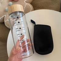 700ml 1000ml de qualité alimentaire, cadeau incassable, Logo personnalisé, tasse de bouteille d'eau de lait de voyage avec couvercle en bambou