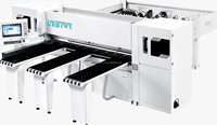 Sierra de Panel CNC Controlada por Computadora con Software Optimizador de Corte, Máquina de Corte de Madera para Fabricación de Gabinetes