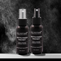 Réglage professionnel du maquillage du visage Spray contrôle de l'huile finition mate résistant à la sueur résistant à l'eau sans cruauté végétalien pour les peaux grasses