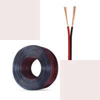 Câble d'alimentation CC 18AWG 20AWG UL2468 rouge noir en PVC parallèle, écologique, accessoires pour dissipateur de chaleur LED CC5V/12V/24V