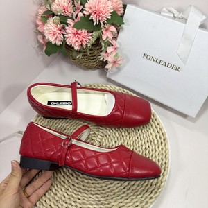 New Styles De Trabajo Square Toe Fashion Ladies Buckle Sandals Outsole Office Flat <strong>Shoes</strong> for Women - Product Image 1
