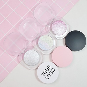 <span class=keywords><strong>Bronzer</strong></span> et illuminateur pressés personnalisés avec logo pour le visage, sans logo, illuminateur scintillant, texture crème poudrée, maquillage pour le visage - Product Image 4
