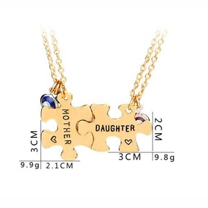 Nuovo Oro di Modo di Madre e Figlia di Fascino Del Pendente Monili Delle Donne del Regalo per la <span class=keywords><strong>Festa</strong></span> <span class=keywords><strong>della</strong></span> <span class=keywords><strong>Mamma</strong></span> <span class=keywords><strong>Collana</strong></span> con Catena - Product Image 2