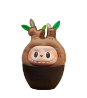 Labubu Monsters PVC Boîte à visage aveugle en vinyle pour Pop Mart Series Mystery Box Cute Desktop Decorations Funny Dolls Gifts