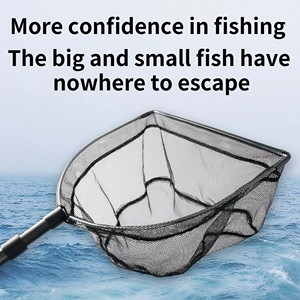 Nouveauté : filet de pêche pliable de 113 cm, filet de capture de poissons sûr, filet de pêche à la <span class=keywords><strong>crevette</strong></span>, filet à crabes - Product Image 2