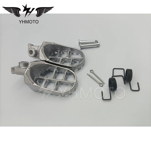 YHMOTO Rear <b>Footrests</b> Fussrasten for Yamaha PW50 PW80 TW200 Motorcycle Passenger Pedal Rear Foot Set - Product Image 5