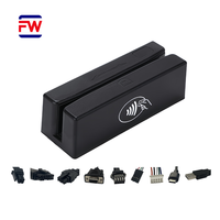 Lector de Tarjetas sin Contacto con Banda Magnética MSR y NFC, Puerto Serie, GPS Tracker ABS FUWEI, RS232/RS485 TTL, Datos Encriptados, 13.56MHz, 0-3m