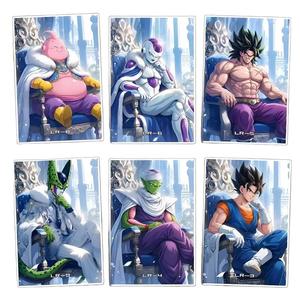 Cartes de collection Dragon Balls Art Boards, 100 paquets/ctn, personnages <span class=keywords><strong>DBZ</strong></span>, cartes à jouer en papier coloré pour enfants, jouets cadeaux - Product Image 1