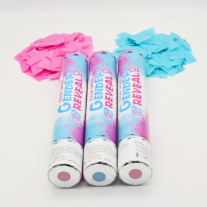 Cannone Sparacoriandoli per Rivelazione del Sesso, Tema Maschile e <span class=keywords><strong>Femminile</strong></span>, Cilindro Creativo per Previsione del Sesso - Product Image 2