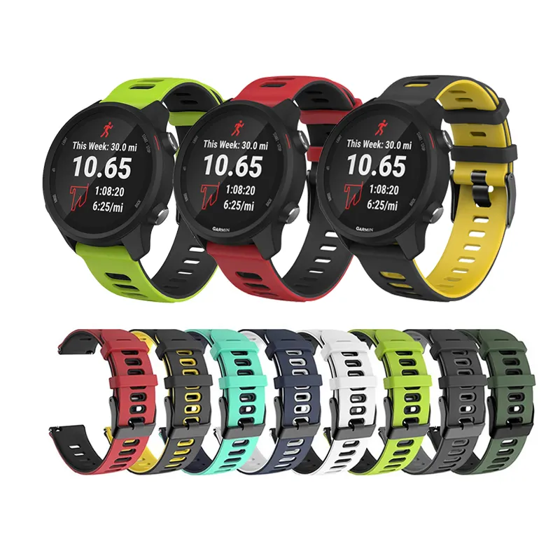 New Original For Garmin Vivoactive4s 4 3 Watch Band 18 20 22mm Sport For Vivoactive3 4 4s Wristband Accessories Watch