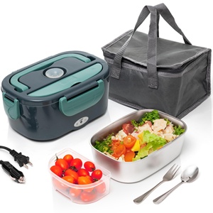 Boîte à lunch électrique chauffante 110V/12V-24V, boîte à lunch électrique portable en acier inoxydable en stock - Product Image 3