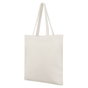Canvas Shopping <b>Bag</b> 37x43cm Off White Bottomless Sideless Storage <b>Bag</b> For <b>Vegetables</b> Grocery Carry - Product Image 4