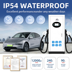 120 किलोवाट भारी शुल्क वाणिज्यिक डीसी चार्जिंग स्टेशन शहरी सुपरमार्केट के लिए नई ऑल-वेदर आईपी 54 यूनिट - Product Image 3