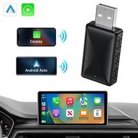 Adaptateur CarPlay sans fil le plus petit pour Apple CarPlay et Android Auto, adaptateur Bluetooth universel, dongle CarPlay