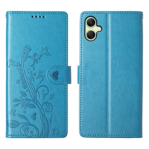 Funda de Cuero con Diseño de Mariposa y Flores para <span class=keywords><strong>Samsung</strong></span> <span class=keywords><strong>Galaxy</strong></span> S26 Plus Ultra A07 A17 A27 A37 A57 5G, con Ranuras para Tarjetas y Función de Soporte - Product Image 4