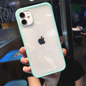 กันกระแทกกรณีโทรศัพท์กันชนสำหรับ <span class=keywords><strong>iPhone</strong></span> 11 11Pro Max XR <span class=keywords><strong>XS</strong></span> Max X 7 8 Plus 11Pro SE2020ลูกอมสีโปร่งใสปกหลัง - Product Image 4