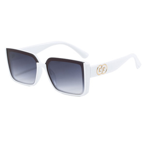 Fashion New Beautiful Ladies Outdoor Travel Beach Sunblock Dot Diamond Big <b>Frame</b> Color Sunglasses - Product Image 4