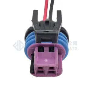 0090-225 2 pinos 1.5mm GM LS ECT impermeável Sensor Plug fêmea auto conector incluem o terminal e selo 15449028 15449027