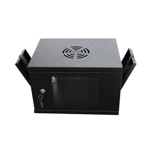 Mini 6U máy chủ Rack với lưới/kính cửa trước và có thể điều chỉnh đường ray kim loại Rack mount trường hợp máy tính với tốt giá máy chủ giá - Product Image 2