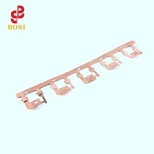 Terminales de cobre estampados Bosi B-34, conectores de bronce fosforado de alta precisión para cableado automotriz - Product Image 2