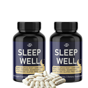 Capsules de Supplément Naturel pour le Sommeil à Prix d'Usine Halal - Soutien Herbal au Sommeil pour Adultes, Sans Dépendance, OEM Disponible - Product Image 2