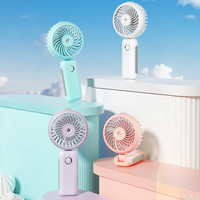 Ventilateur de pulvérisation d'eau pliable personnel 4000mAh chargeur de batterie petit ventilateur Mini ventilateur de brouillard de refroidissement portable portable