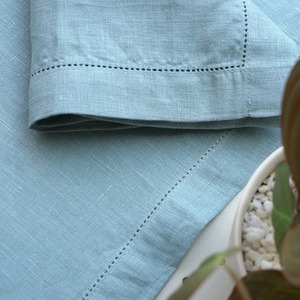 100% Lino 35cm * 48cm Servilletas cuadradas sólidas Decoración Cocina Mesa Manteles individuales Restaurante Hotel Decoración Servilletas - Product Image 2