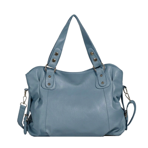<b>Soft</b> Durable PU Leather Foldable Zipper Closure Shoulder <b>Crossbody</b> Tote <b>Bags</b> for Women Daily Use Vintage Solid Handbag 1-1.9L - Product Image 2