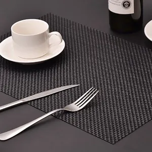 STARUNK-Manteles individuales de vinilo de PVC para mesa de comedor, antideslizantes, resistentes al calor, lavables, para Cocina