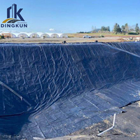 Géomembrane HDPE 0,5 mm pour bassin à poissons, étanchéité aquaculture, isolation de réservoirs, rouleau sur mesure, fournisseur fabricant