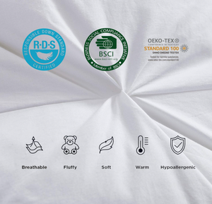 <span class=keywords><strong>Couette</strong></span> en <span class=keywords><strong>duvet</strong></span> de canard super moelleuse 220x240, toutes saisons, 100% x 20%, 80% coton - Product Image 5